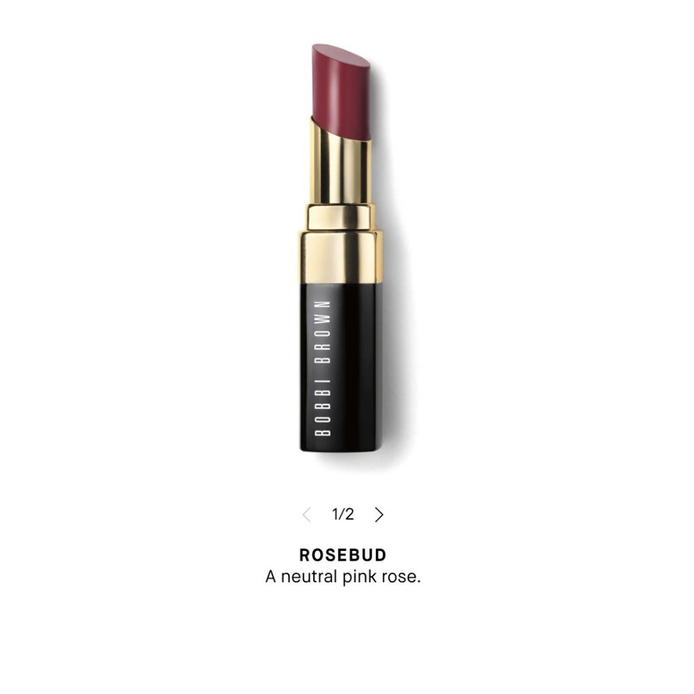 Bobbi Brown - Nourishing Lip Color - Oil-Infused Shine - New In Box - Rosebud